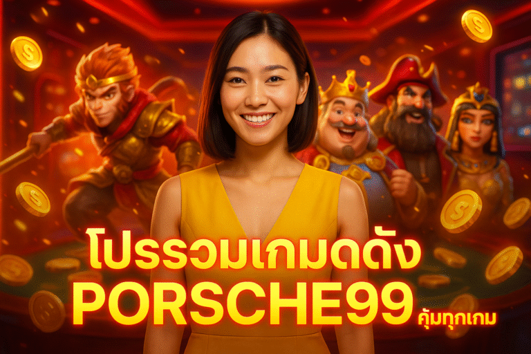 โปรรวมเกมดัง PORSCHE99 คุ้มทุกเกม