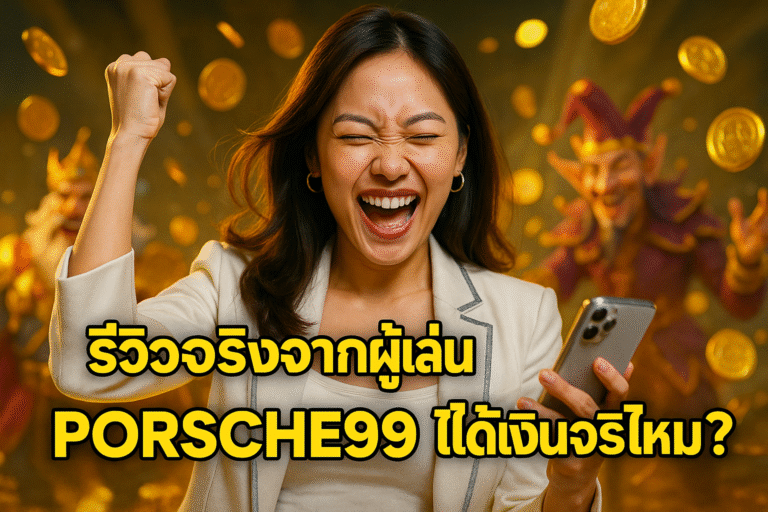 รีวิวจริงจากผู้เล่น PORSCHE99 ได้เงินจริงไหม?