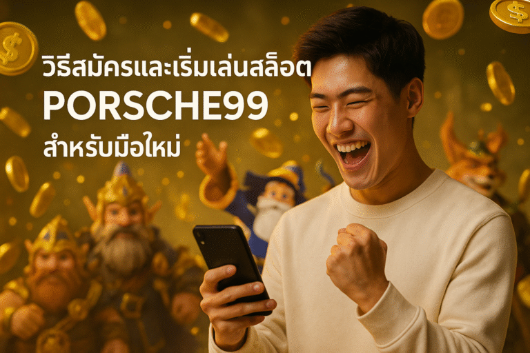 วิธีสมัครและเริ่มเล่นสล็อต PORSCHE99 สำหรับมือใหม่